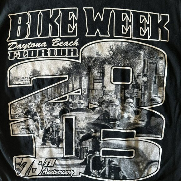 2016 Daytona Beach Bike Week T Shirt Size L - Picture 2 of 4